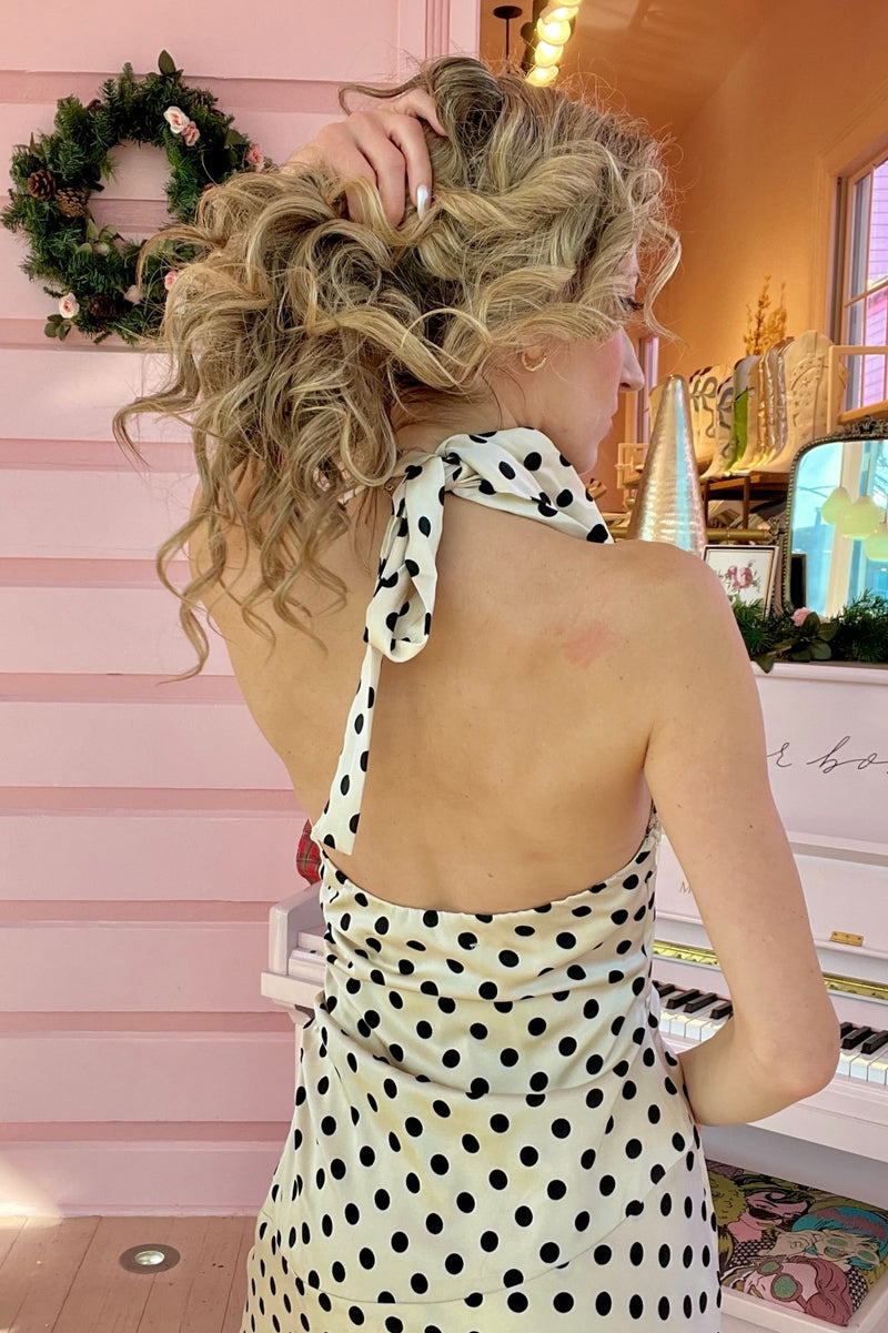 Deck the Halter Midi Dress