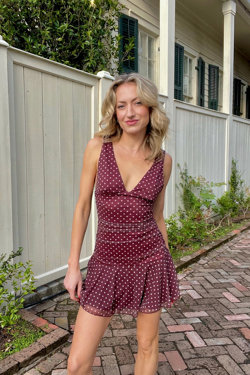 In the Groove Mesh Mini ~ Polka Dot