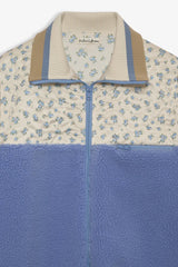 Saide Floral Fleece Jacket ~ Blue