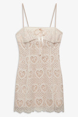 Claire Mini Dress ~ Cream