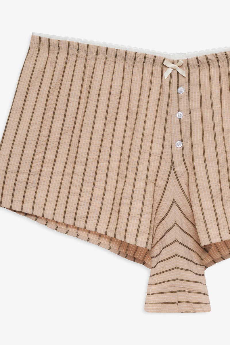Mindy Boxer Short ~ Brown