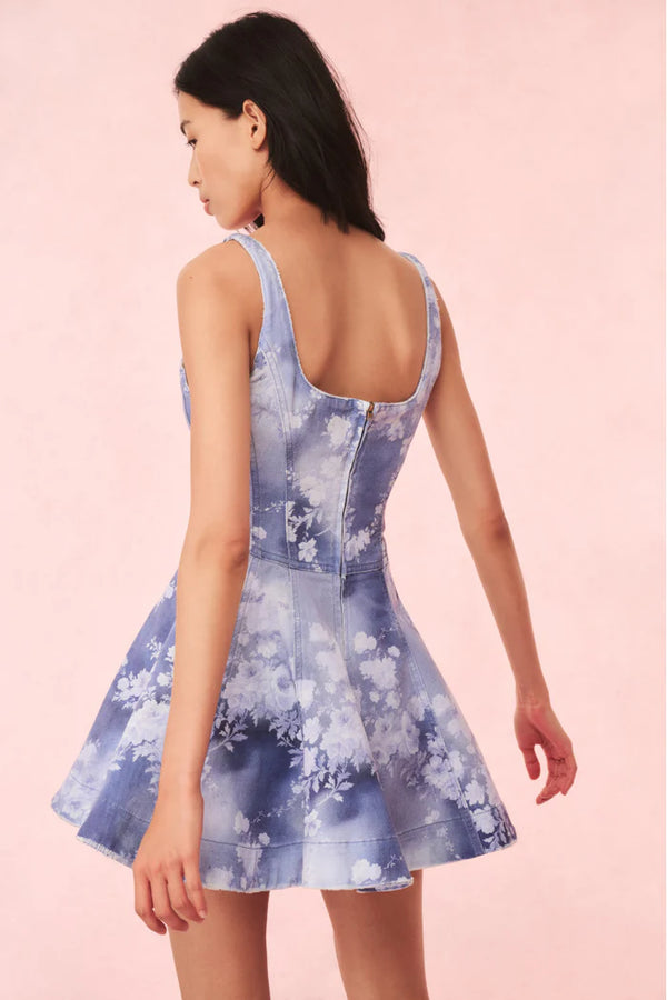 Piero Dress ~ Bluebell Cloud