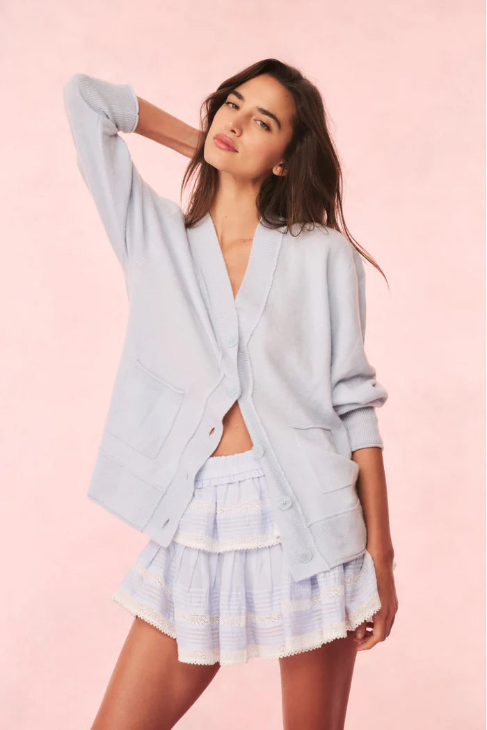 Ruffle Mini Skirt ~ Baby Bluebell