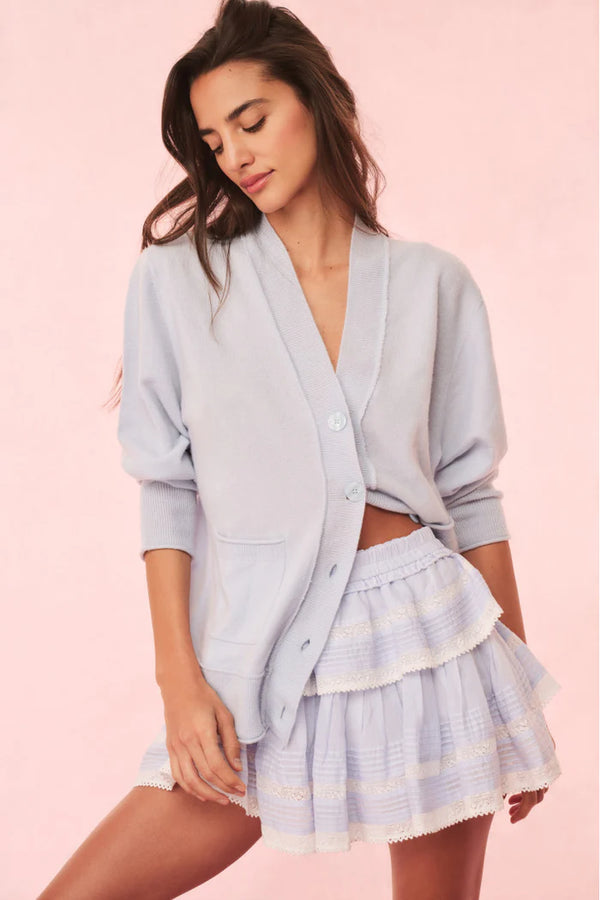 Ruffle Mini Skirt ~ Baby Bluebell