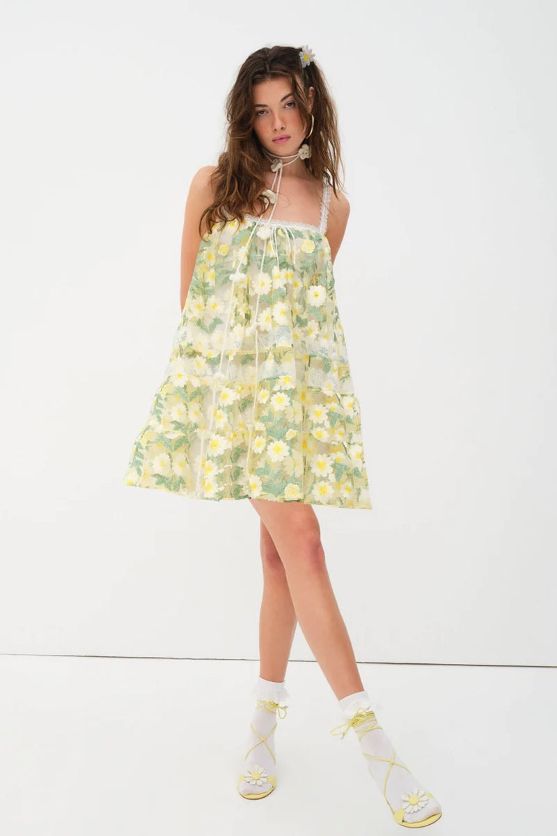 Rachel Mini Dress ~ Green
