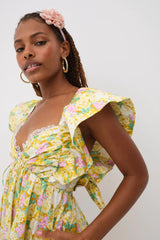 Tamra Mini Dress ~ Yellow