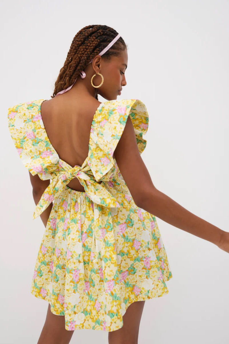 Tamra Mini Dress ~ Yellow