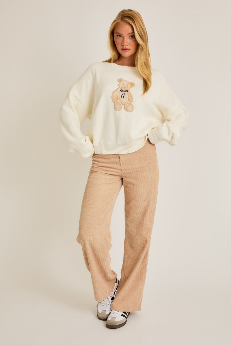 Bear Necessities Crew Neck Sweater