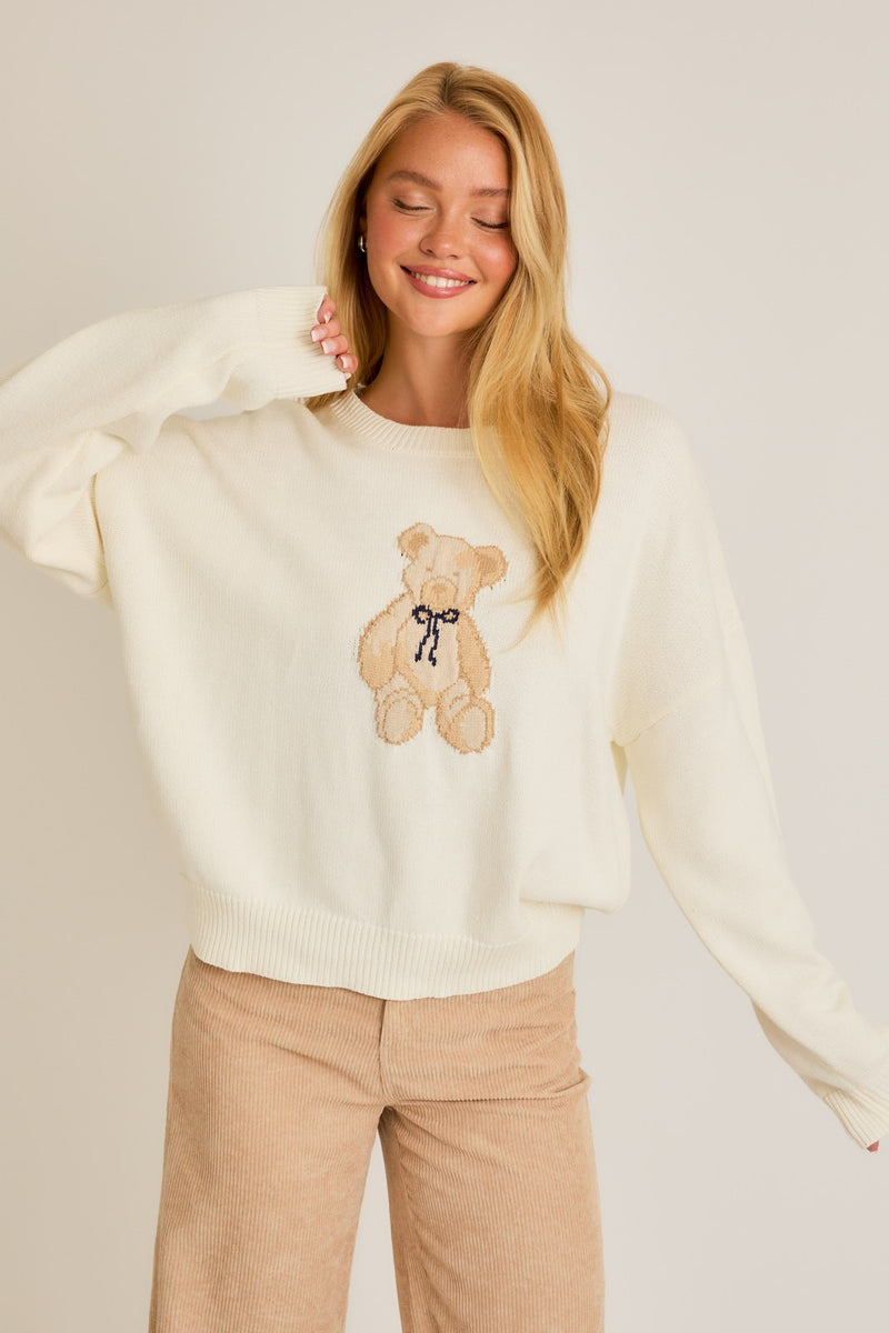 Bear Necessities Crew Neck Sweater