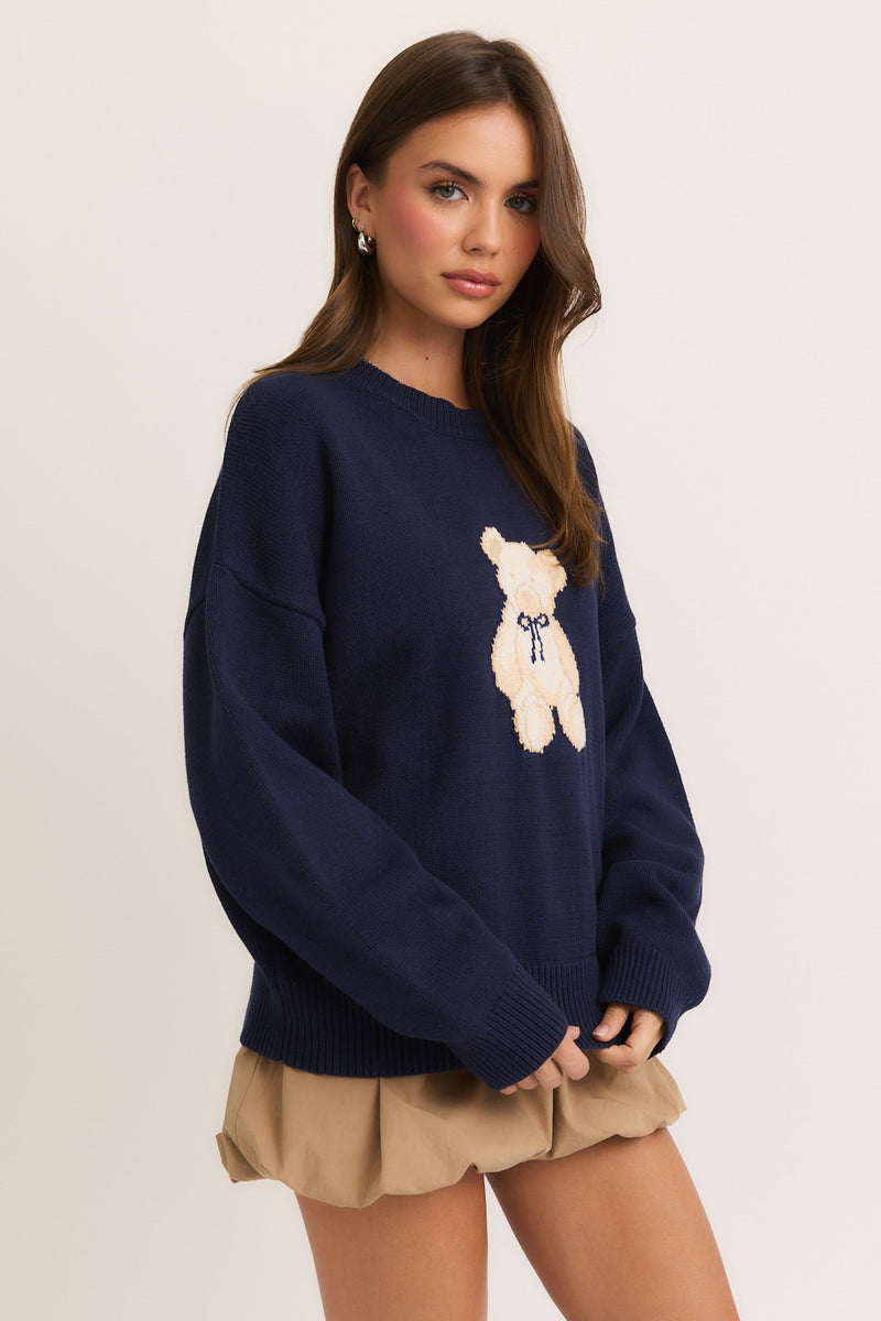 Bear Necessities Crew Neck Sweater