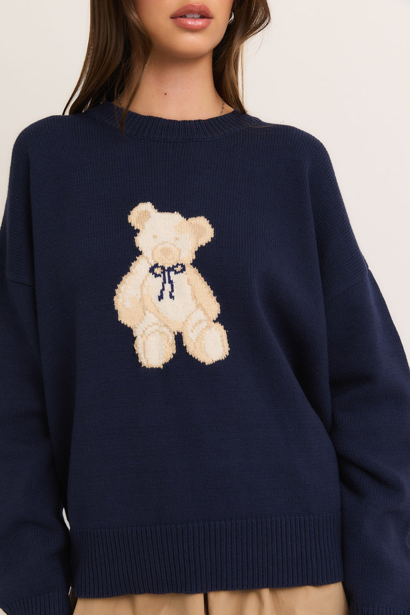 Bear Necessities Crew Neck Sweater