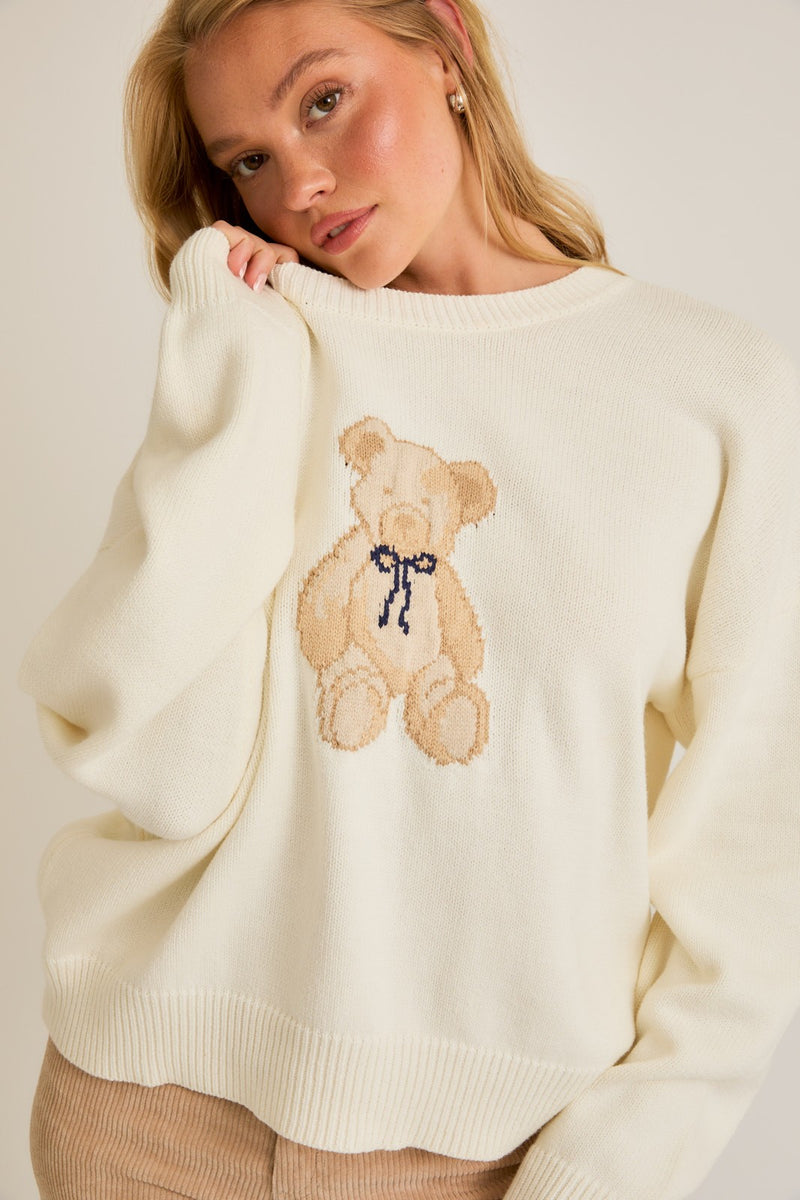 Bear Necessities Crew Neck Sweater