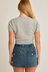 Bear Necessities Cropped Sweater