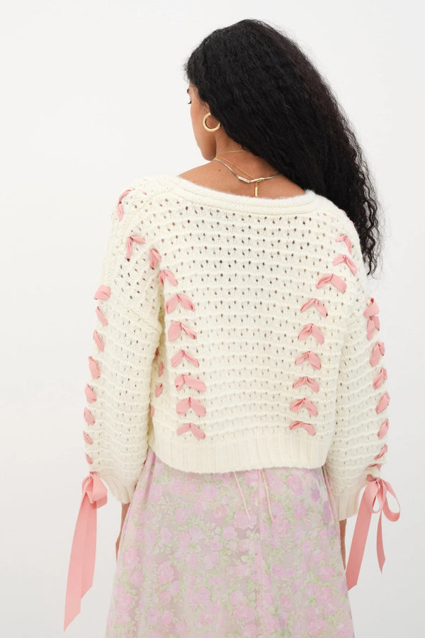 Laurel Cardigan ~ White