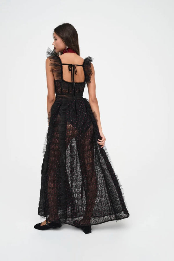 Janelle Maxi Dress ~ Black