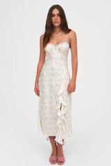 Chania Midi Dress ~ White
