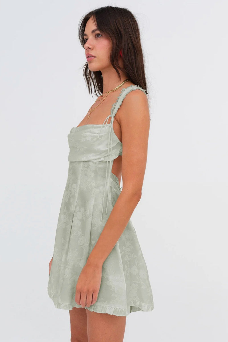 Holland Mini Dress ~ Green