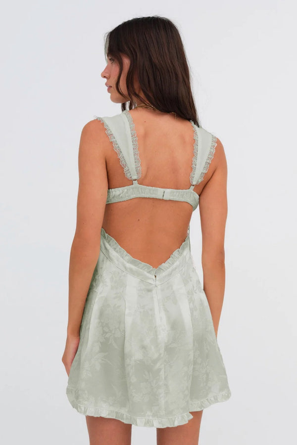 Holland Mini Dress ~ Green