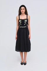 Jolene Embroidered Midi Dress