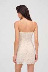 Claire Mini Dress ~ Cream