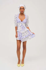 Rosalyn Mini Dress ~ Purple
