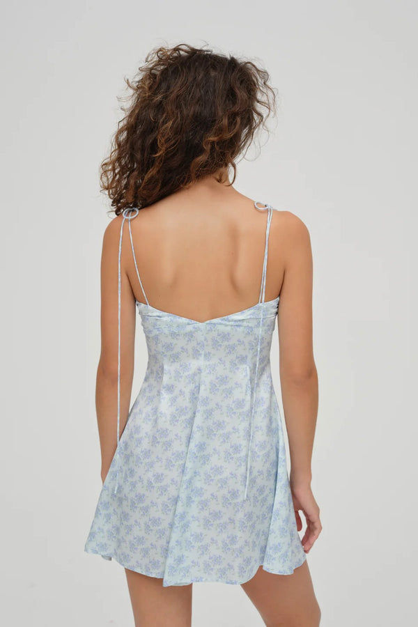 Adira Mini Dress ~ Blue