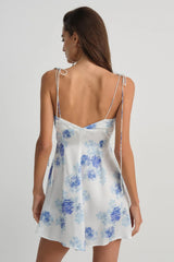Adira Mini Dress ~ Blue