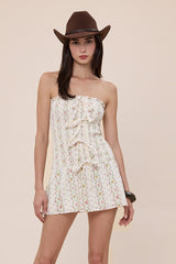 Back Roads Strapless Mini