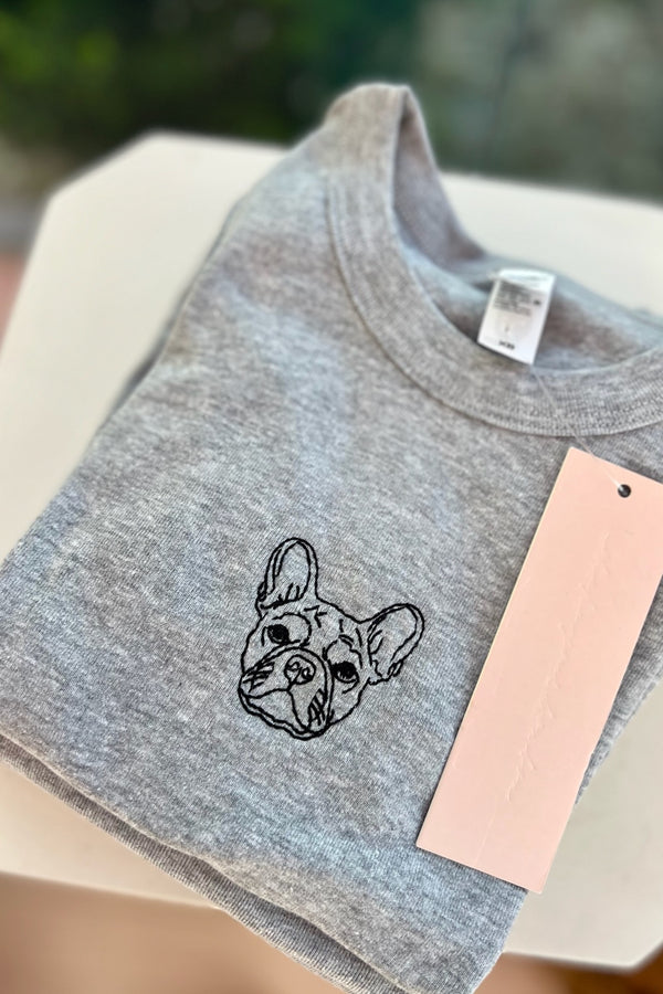 It's the Little Things Ribbed Baby Tee ~ Frenchie