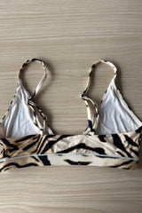 Butter Me Up Triangle Bralette ~ Tiger