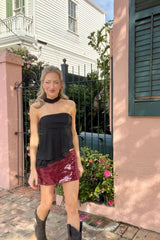 Pop the Champagne Sequin Mini Skort