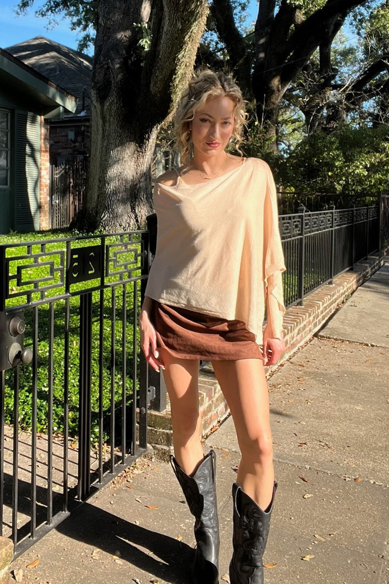 Cold Shoulder Poncho