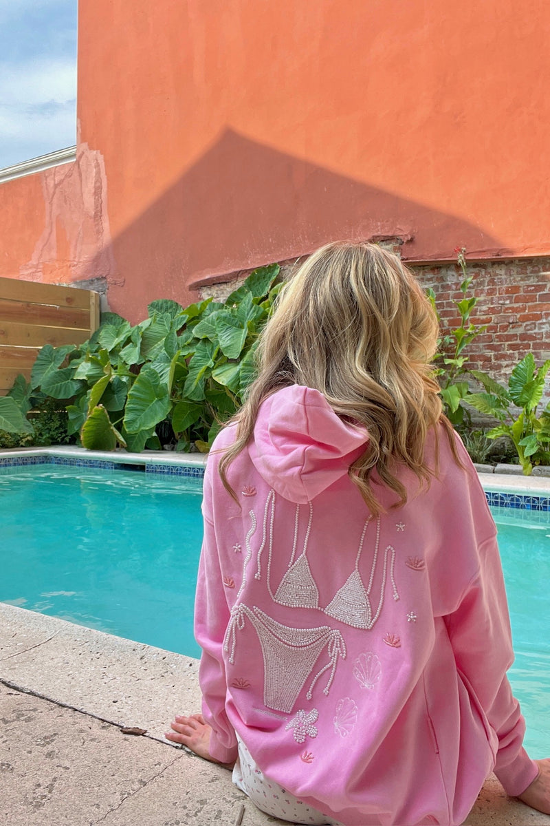 Seaside Beaded Hoodie