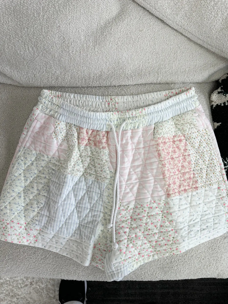 Quilted Cutie Pastel Shorts