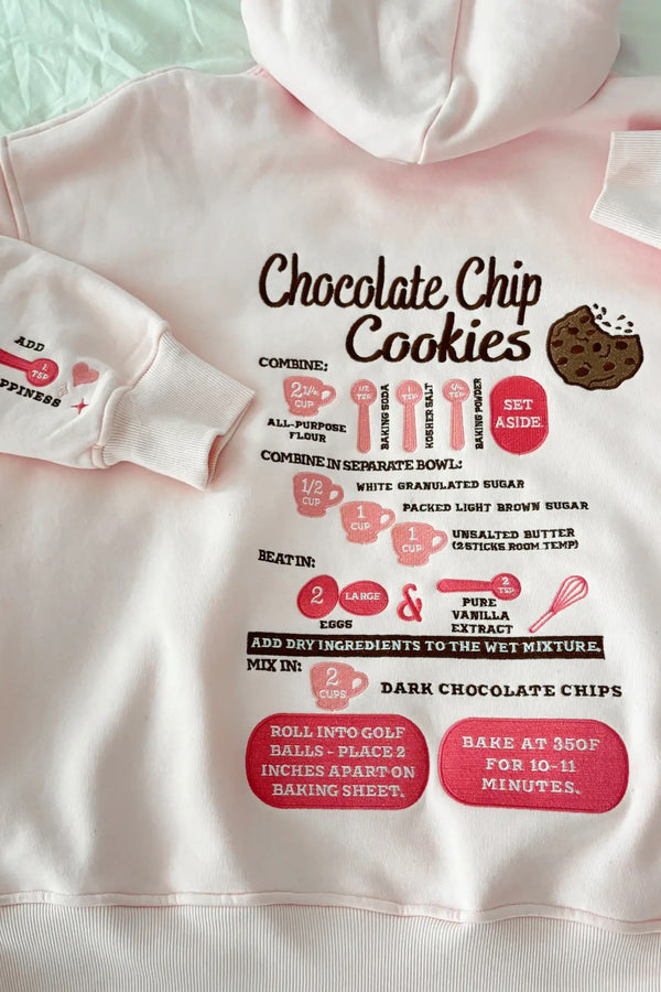 Fresh Baked Cookies Embroidered Hoodie