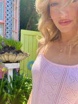 Straight to the Pointelle Ruffle Mini