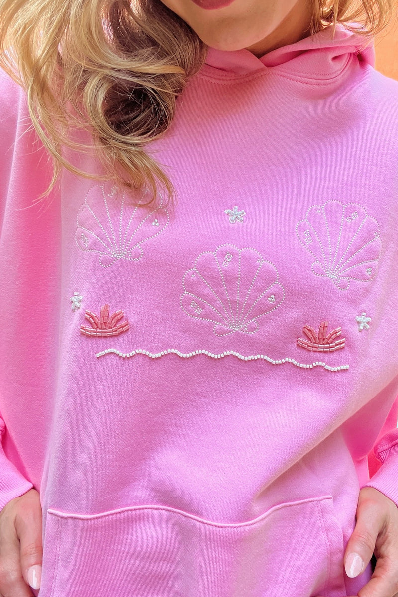 Seaside Beaded Hoodie