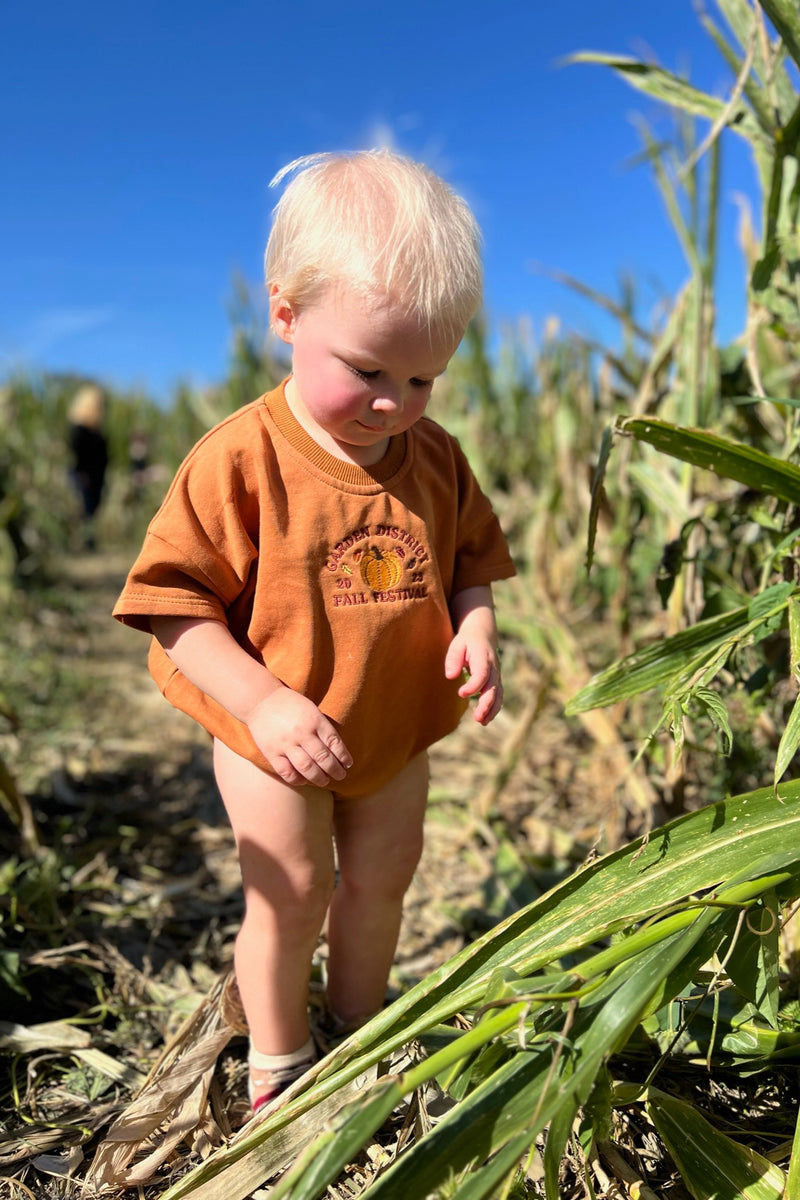 *PREORDER* Garden District Fall Festival Baby Onesie ~ SS