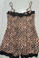Butter Me Up Lace Onesie ~ Leopard