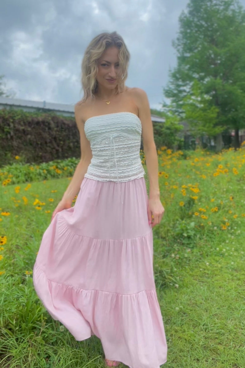 Maxed Out Tiered Skirt
