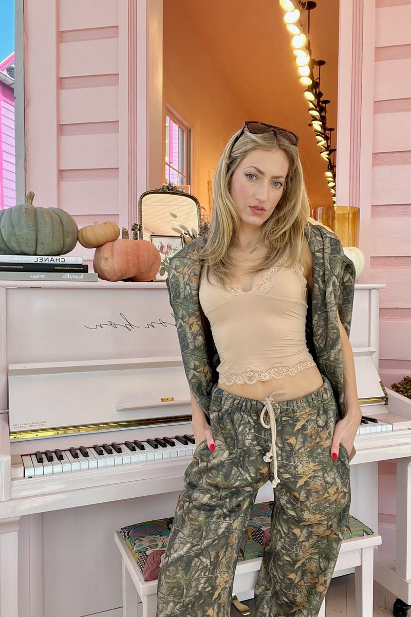 Bayou Camo Wide Leg Sweatpants