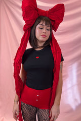 It's the Little Things Ribbed Baby Tee ~ Mini Heart