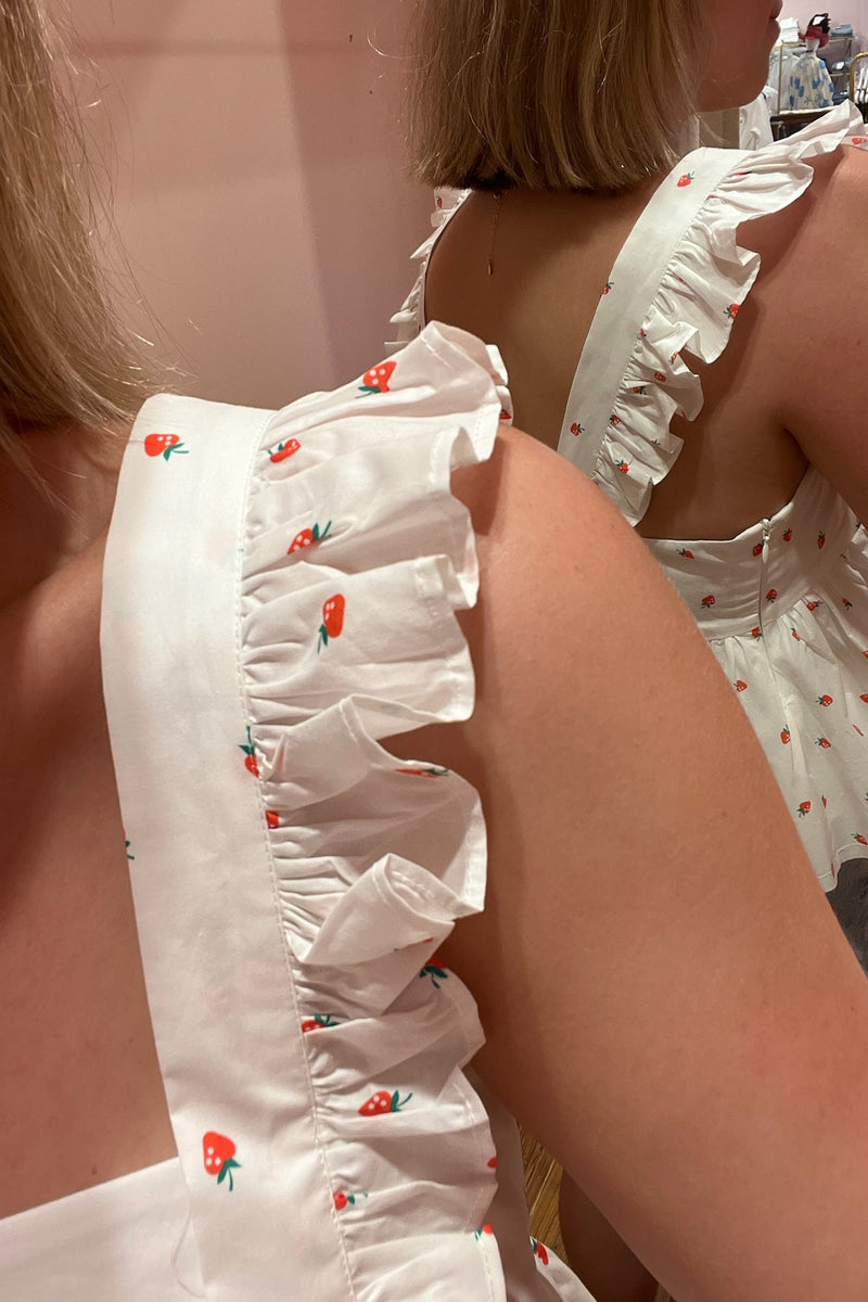 The La Fraise Ruffle Apron Top