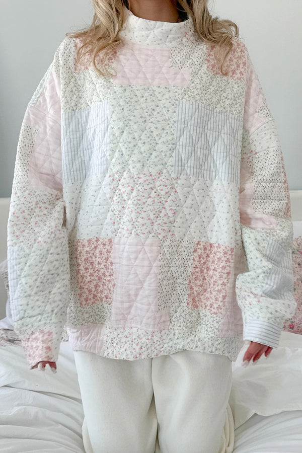 Quilted Cutie Pastel Pullover