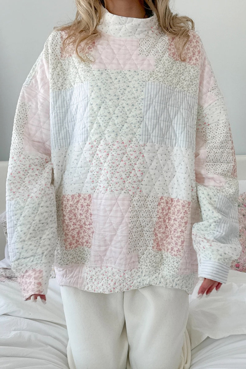Quilted Cutie Pastel Pullover