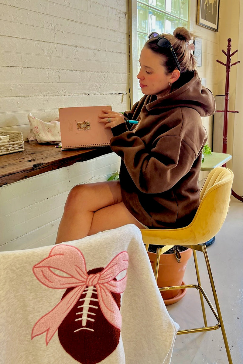 Cozy for Kickoff Embroidered Sweatshirt