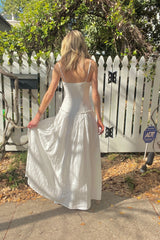 Menorca Maxi Dress ~ White