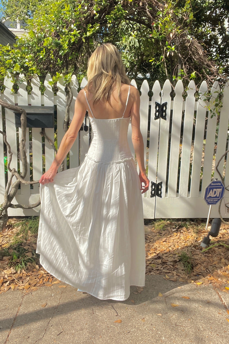 Menorca Maxi Dress ~ White