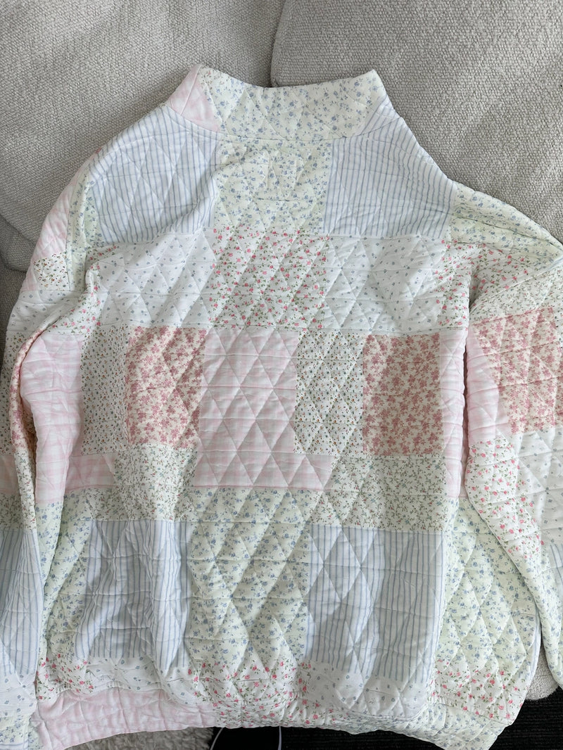 Quilted Cutie Pastel Pullover