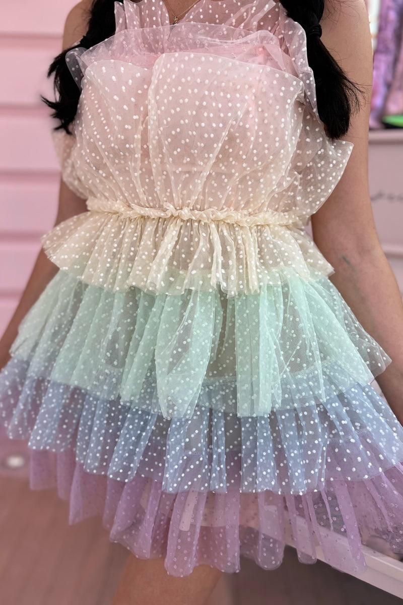 Lover Era Tulle Mini ~ Rainbow